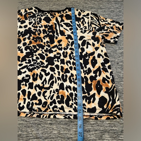 ASOS Cheetah Print Cropped T Shirt - Picture 5 of 6